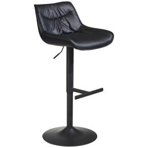 Barhocker schwarz schwarz Kunstleder Eisen B/H/T: ca. 45x10…