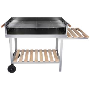 BBQ Collection Holzkohlegrill Edelstahl B/H/L: ca. 56x85x98…
