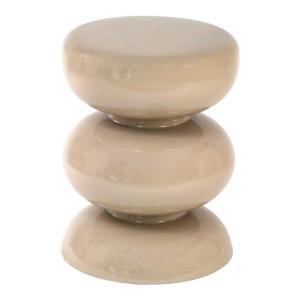 Beistelltisch Ambra creme Eisen H/D: ca. 46x36 cm