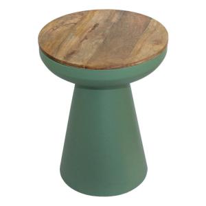 Beistelltisch Belina braun Mango H/D: ca. 51x40 cm