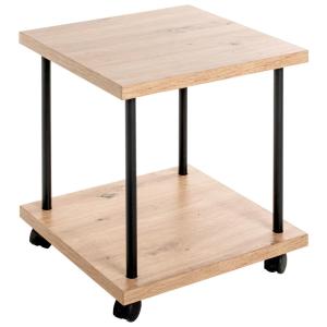 Beistelltisch  Eiche Nachbildung schwarz B/H/T: ca. 40x45x4…