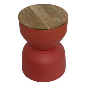Beistelltisch Lino braun Mango H/D: ca. 41x30 cm