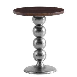 Beistelltisch silber Metall Mango B/H/T: ca. 50x62x50 cm