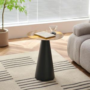 Beistelltisch Toma II gold Metall H/D: ca. 51x43 cm