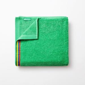BENETTON Kinder-Strandtuch grün Baumwolle B/L: ca. 140x70 c…