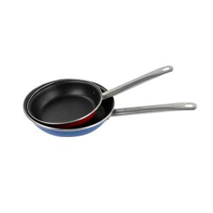 BENETTON Pfannenset RAINBOW blau Stahl 2 tlg.