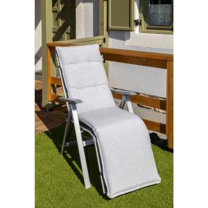 Beo Relaxauflage Taipeh hellgrau Polyester B/H/L: ca. 46x8x…