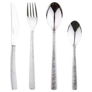 BERGNER Besteckset LYON silber Edelstahl 24 tlg.