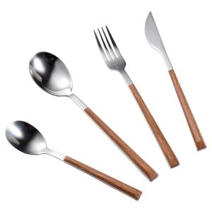 BERGNER Besteckset NATURALLY silber Kunststoff 24 tlg.