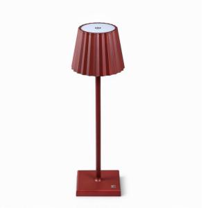 BERGNER LED-Tischleuchte rot B/H: ca. 11,6x38 cm