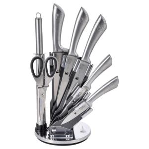 BERGNER Messerset BY VISSANI silber Edelstahl 3 tlg.