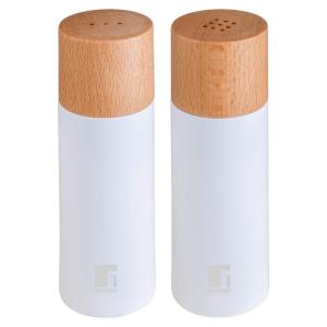 BERGNER Salz-/Pfefferstreuer NATURALLY weiß Holz B/H/L: ca.…