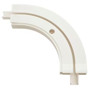 Boviva Erkerbogen weiß Kunststoff 1.0 Läufe