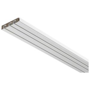 Boviva Gardinenschiene mit Holzkern weiß Holz L: ca. 120 cm…