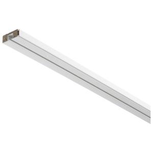 Boviva Gardinenschiene mit Holzkern weiß Holz L: ca. 150 cm…