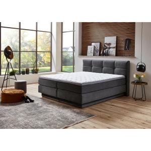 Boxspringbett Portage grau Liegefläche B/L: ca. 180x200 cm