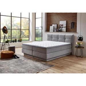 Boxspringbett Portage silber Liegefläche B/L: ca. 180x200 c…