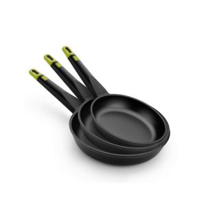 BRA Pfannenset Foodie schwarz Aluminium 3 tlg.