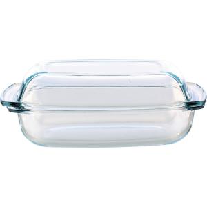 Brat- und Backform Glas B/H/L: ca. 22x7x34 cm