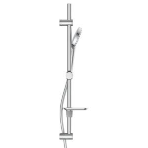 Brausestangen-Set Rimini Chrom B/H/L/D: ca. 24x10x70x12 cm