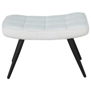 byLIVING Hocker UTA weiß B/H/T: ca. 60x39x41 cm