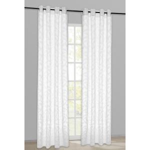 CASA CREATION Ösenvorhang Pixel weiß B/L: ca. 140x245 cm