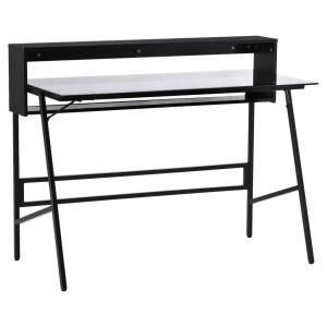 Computertisch 836-350BK schwarz grau B/H/T: ca. 115x90x55 cm
