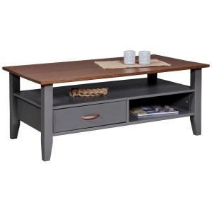 Couchtisch LUZERNA grau lackiert B/H/L: ca. 45x60x115 cm