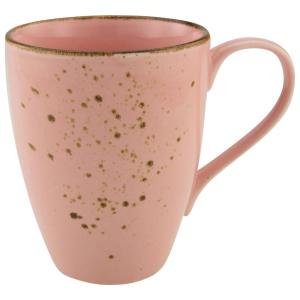 CreaTable Kaffeebecher NATURE COLLECTION rosa Steinzeug