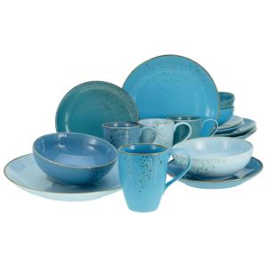 CreaTable Kombiservice Nature Collection Aqua blau Keramik…