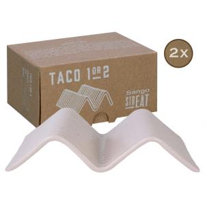 CreaTable Servierset Streat Taco Stand 1 creme Steinzeug B/…