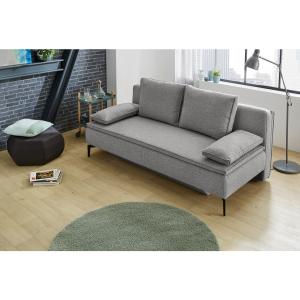 Dauerschlafsofa  hellgrau B/H/T: ca. 203x93x100 cm