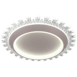 Deckenleuchte weiß Metall Acryl D: ca. 42 cm