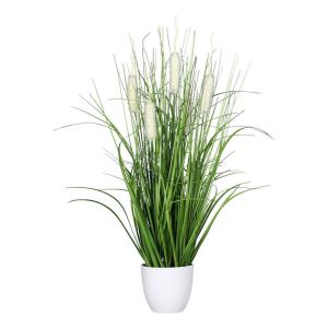 Deko-Gras grün Kunststoff B/H/L: ca. 15x67x15 cm