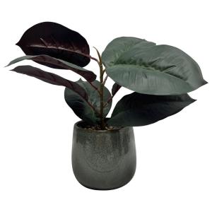 Deko-Pflanze grün Kunststoff B/H/L: ca. 12x36x12 cm