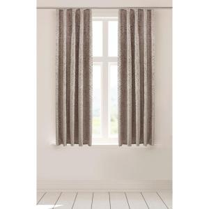 Dekovorhang Ortan taupe B/L: ca. 140x175 cm