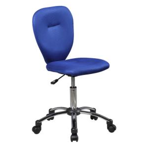 Drehstuhl blau Stoff