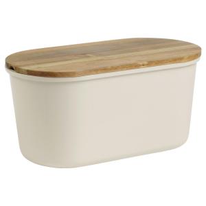 ECHTWERK Brotbox Fresh creme Melamin B/H/L: ca. 21,5x17,2x3…