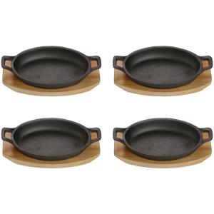 ECHTWERK Servierpfanne Big schwarz Eisen B/H/L: ca. 12x4,5x…