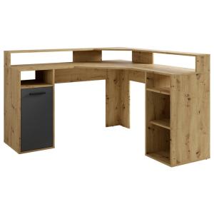 Eckschreibtisch FOX Eiche anthrazit B/H/T: ca. 139x90,8x139…