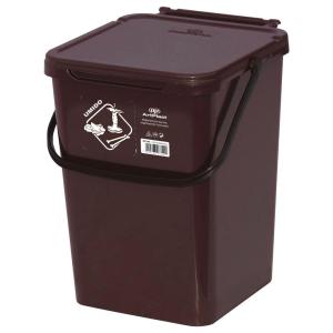 Eco-Logico Abfalleimer braun B/H/L: ca. 24x30x23,7 cm