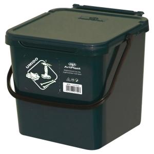 Eco-Logico Abfalleimer grün B/H/L: ca. 24x20,5x23,7 cm