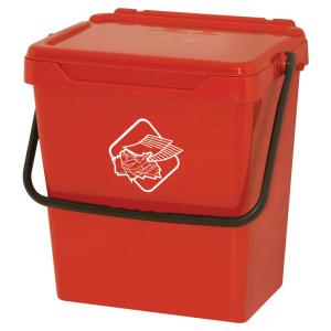 Eco-Logico Eimer rot Polypropylen B/H/L: ca. 30,5x39x40 cm