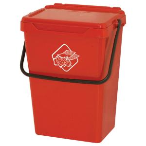 Eco-Logico Eimer rot Polypropylen B/H/L: ca. 30,5x51x40 cm