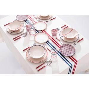 EL GANSO Besteckset APARTAMENTO rot Edelstahl 16 tlg.