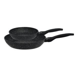 ELO Pfannenset schwarz Aluminium