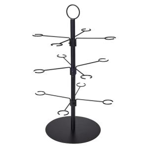 Etagere schwarz Stahl