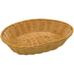 Fackelmann Kunststoffkorb natur B/H/L: ca. 22x6x28 cm