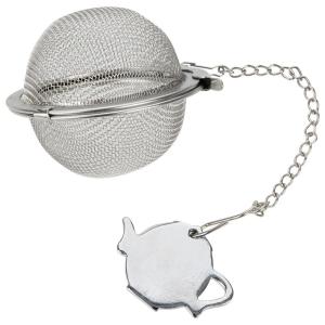 Fackelmann Tee-Ei silber Edelstahl
