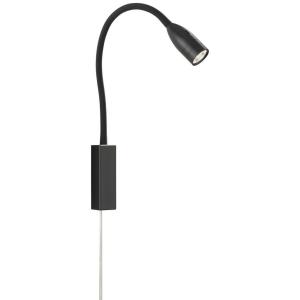 Fischer & Honsel LED-Wandspot 30170 schwarz Metall B/H/T: c…